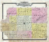 Hodgeman County Outline Map, Hodgeman County 1907